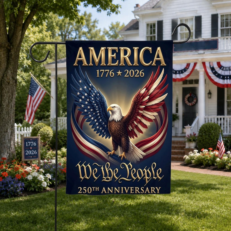 250 Anniversary Usa Garden Flag