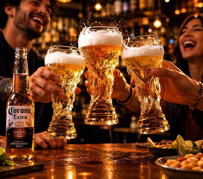 World Soccer Beer Glass