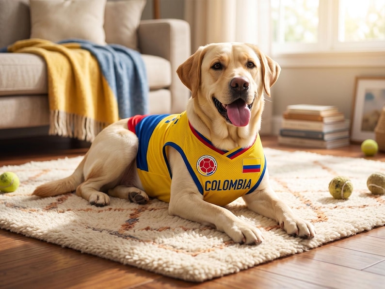 Personalized Ecuador Mesh Pet Soccer Jersey, Ecuador Name Number Puppy Sportswear