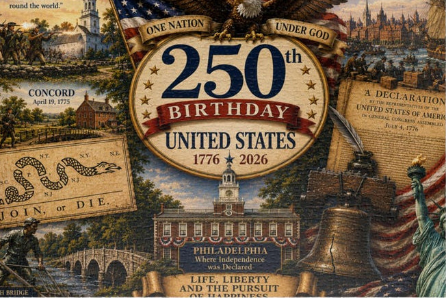 250th Birthday United States Puzzle | 1776-2026 Historical Commemorative