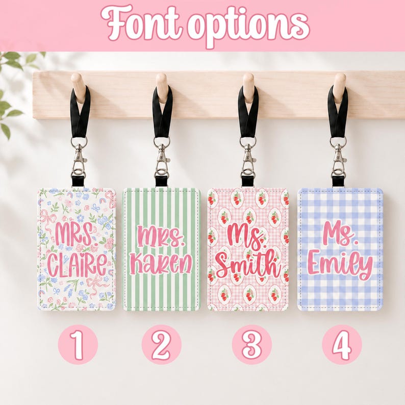 Custom Vintage Floral Teacher Acrylic Clipboard: Personalized Back To School Teacher Gift