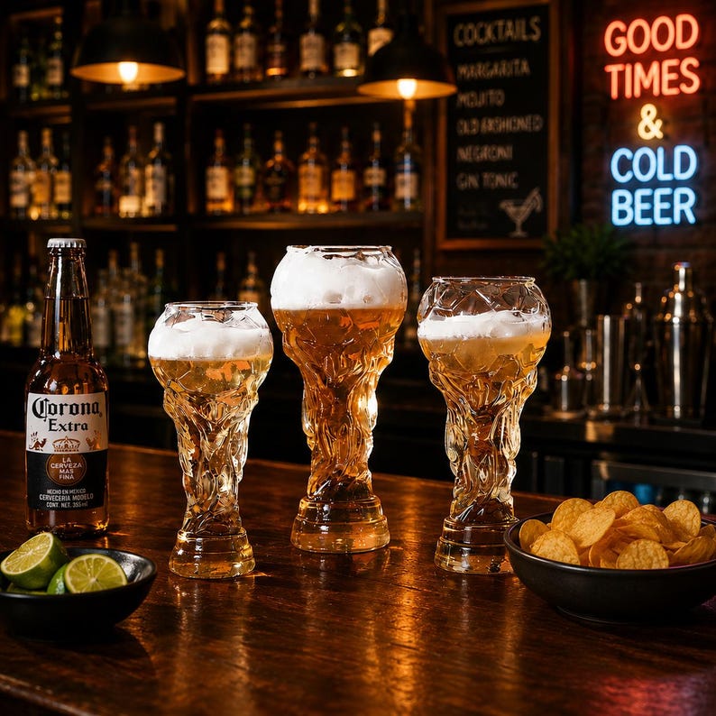 World Soccer Beer Glass