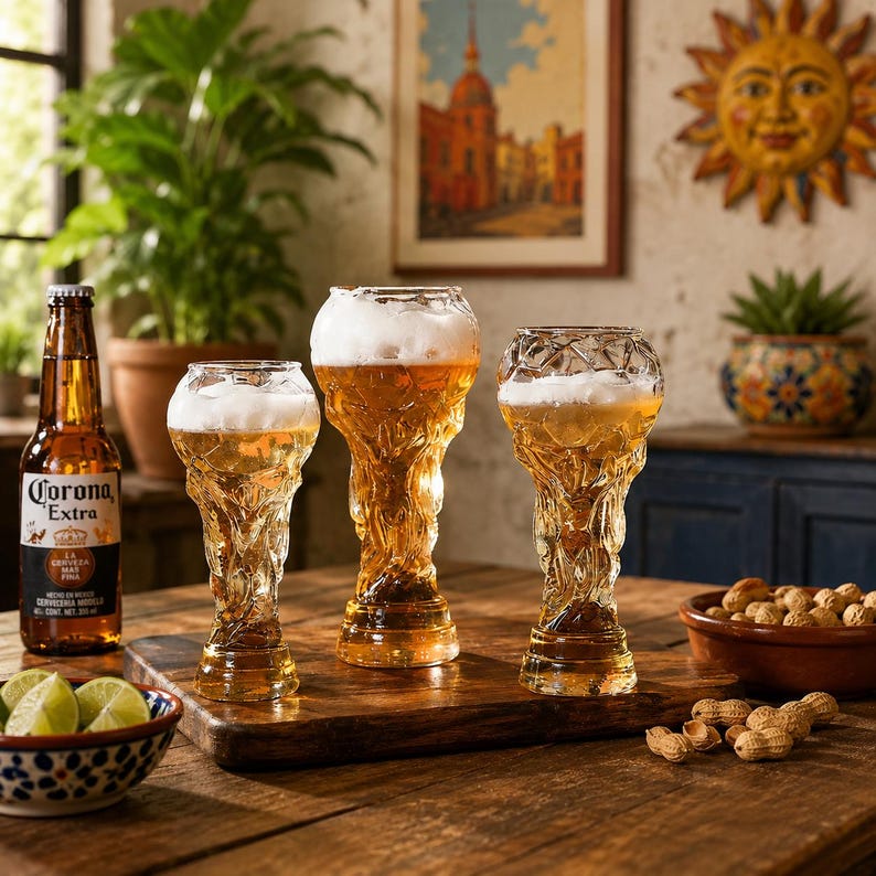 World Soccer Beer Glass
