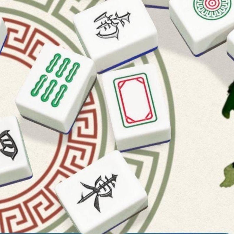 Cardinals Limited Edition Mahjong Mat, Guest Artist Martha Lynn Mitchell Fine Art Original Design, Gift for Mahjongg Host Player Teacher