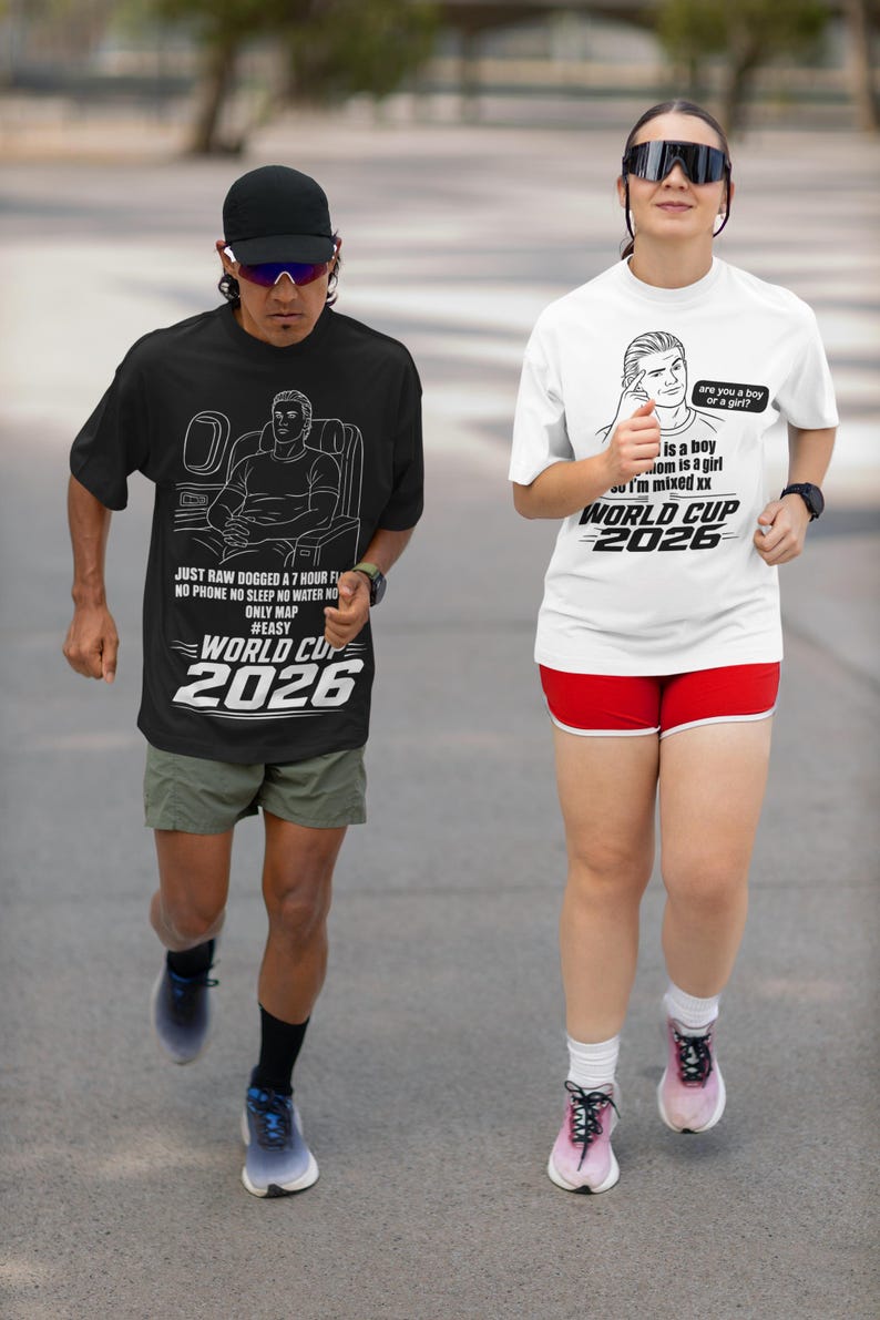 'Are You a Boy or a Girl?' Meme T-Shirt - World Soccer 2026