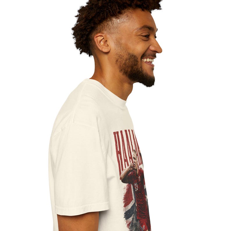 E.H Illustration T-shirt, Soccer Fan Tee, Norway Football Supporter