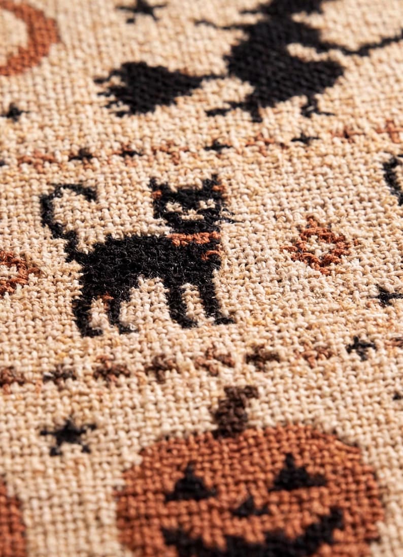 Halloween Woven Blanket Gift For Halloween Lover Throw Blanket Cozy Fall Spooky Season Home Decor 