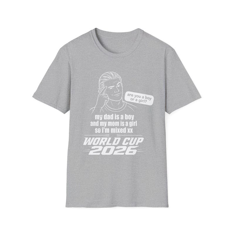 'Are You a Boy or a Girl?' Meme T-Shirt - World Soccer 2026