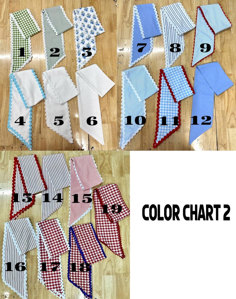 Personalized Christmas Santa Wreath Sash, Stripe Front Door Ric Rac Bow, Embroidered Holiday Decor, Xmas Gift