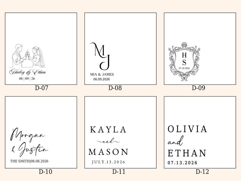 Personalized Wedding Napkins, Custom Cocktail Napkin for Engagement Party, Bridal Shower & Wedding Decor