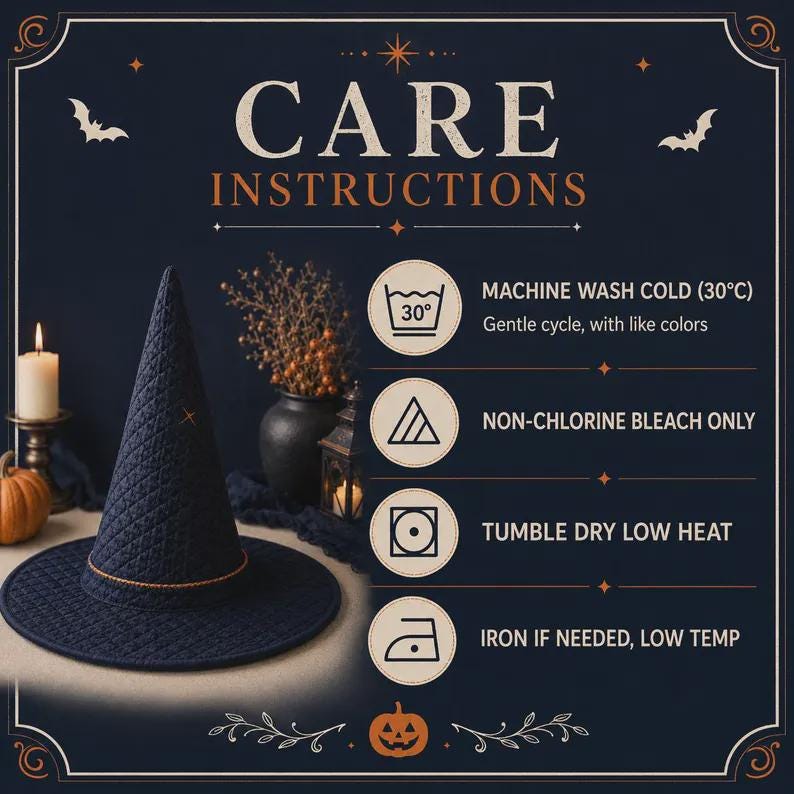 Witch Frog Hat, Quilted Halloween Princess Costume Cap, Celestial Lily Wizard Hat Festival Accessory