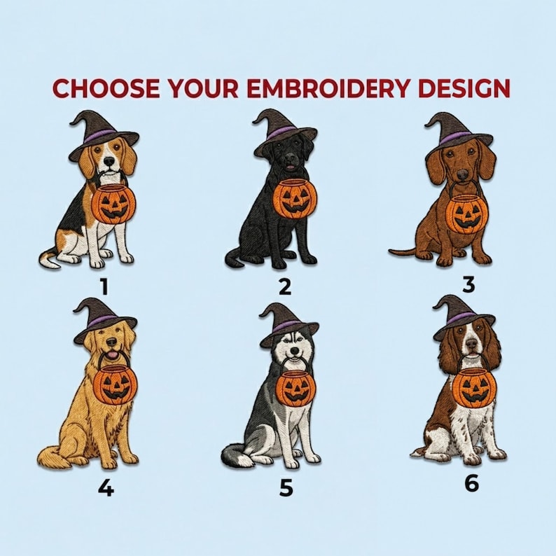 Embroidered Golden Retriever Halloween Wreath Sash, Custom Dog Breed Wreath Sash, Pet Lover Fall Bow