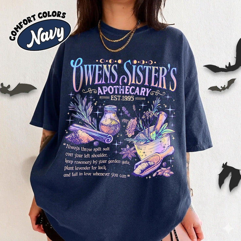 Magic Practical Apothecary Comfort Colors Shirt, Witchy Halloween Tshirt, Midnight Margaritas Spooky Gift, Cute Fall Tee