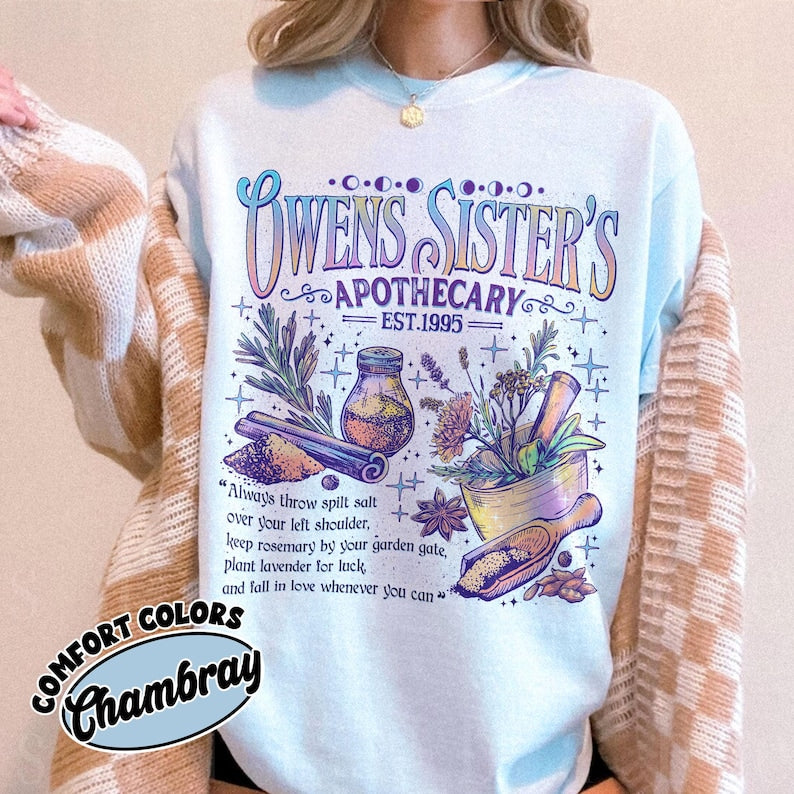 Magic Practical Apothecary Comfort Colors Shirt, Witchy Halloween Tshirt, Midnight Margaritas Spooky Gift, Cute Fall Tee