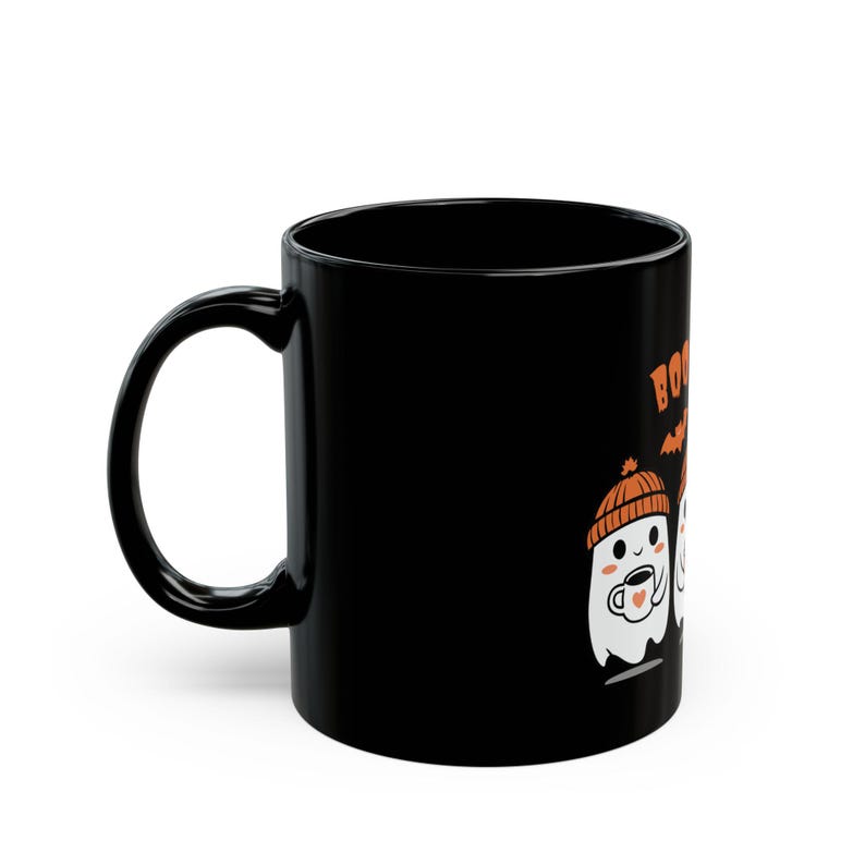 Boo Crew Ghost Mug, Cozy Halloween Coffee Cup