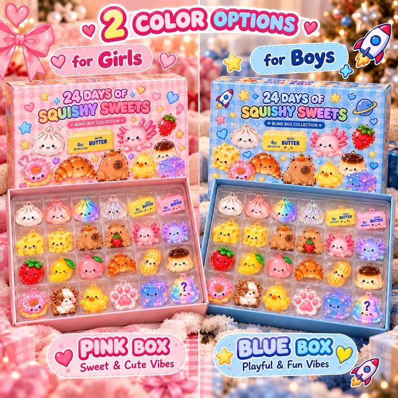 Trending Dumpling Advent Calendar, Dumpling Blind Box, Kawaii Acrylic Charms for Kids, Boy Girl Christmas Gift