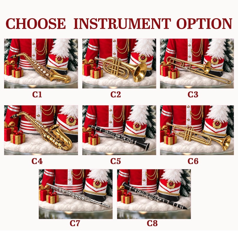 Custom High School Band Ornament, Band Ornament,2D Band Keepsake Gift, Marching Band Gift for Music Students