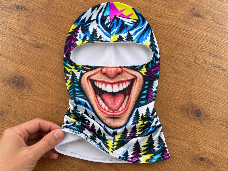 Balaclava Ski Funny, Novelty Winter Face Mask, Snowboard Hood, Gift for Friends