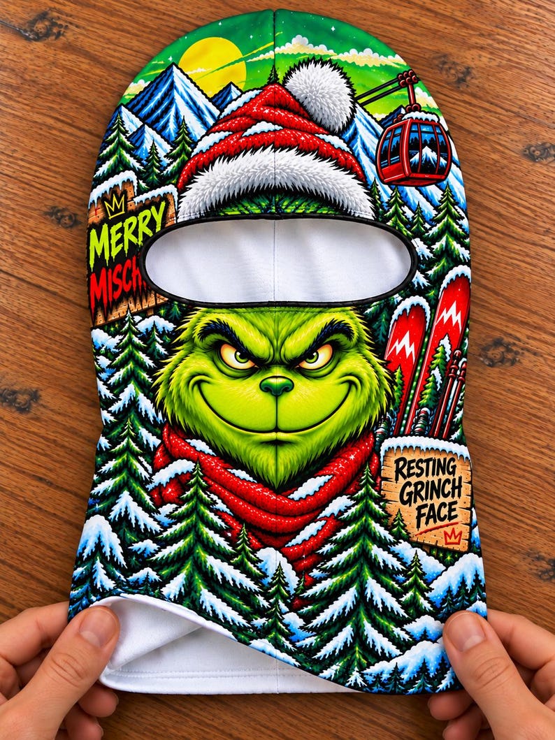 Balaclava Ski Funny, Novelty Winter Face Mask, Snowboard Hood, Gift for Friends