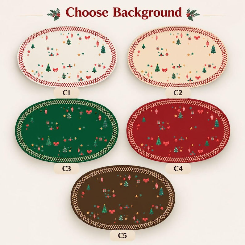 Personalized Family Christmas Platter, Custom Christmas Serving Plate, Christmas Tray For Grandma, Housewarming Gift