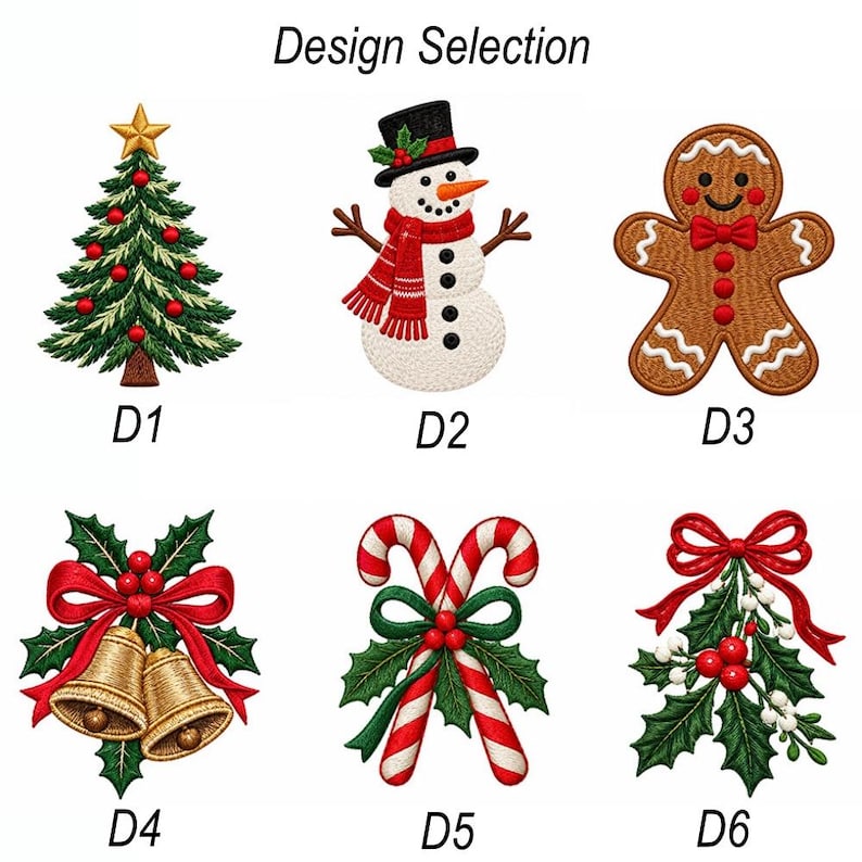 Personalized Embroidery Christmas Wreath Sash, Custom Monogram Tree Bow, Stripe Ribbon Bow Front Porch Decor