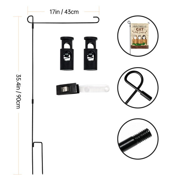 Flag Stand ( 35.4 x 17 inches )