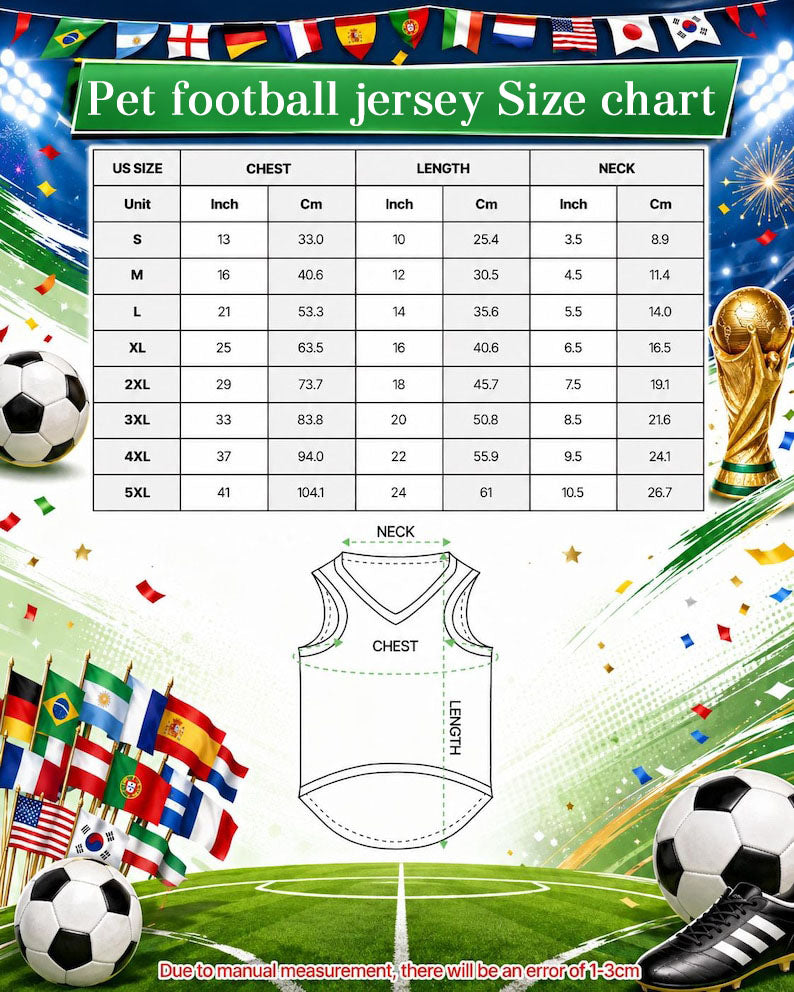 Personalized Spain Dog Jersey, Custom Pet Football Shirt with Name Number