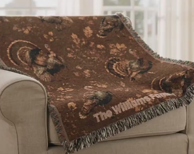 Halloween Woven Blanket Gift For Halloween Lover Throw Blanket Cozy Fall Spooky Season Home Decor 