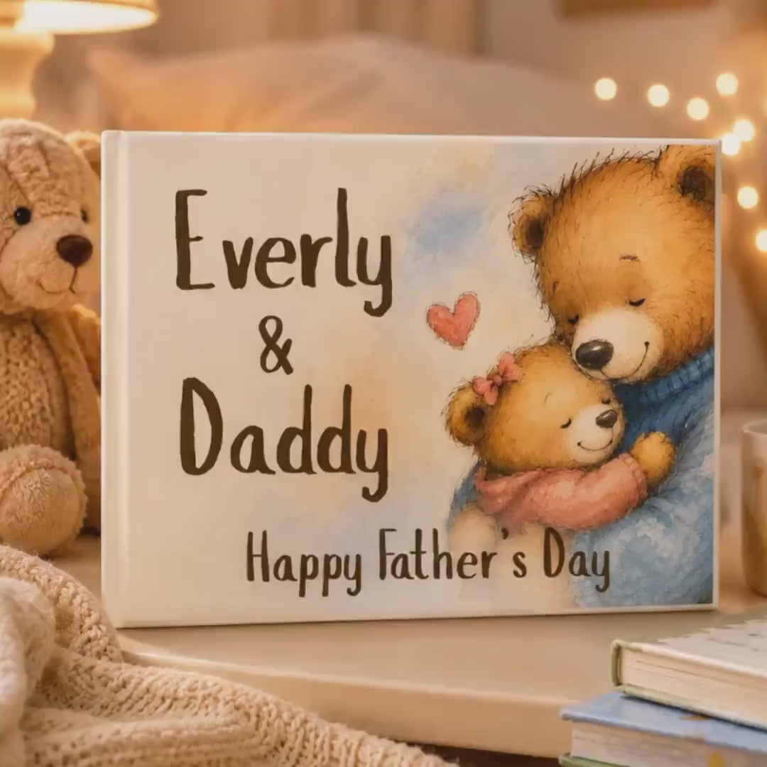 Boy or Girl Personalized Daddy & Me Storybook: Custom Father's Day Keepsake