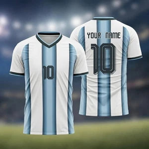 Custom Soccer Jersey Personalized Name Number Logo