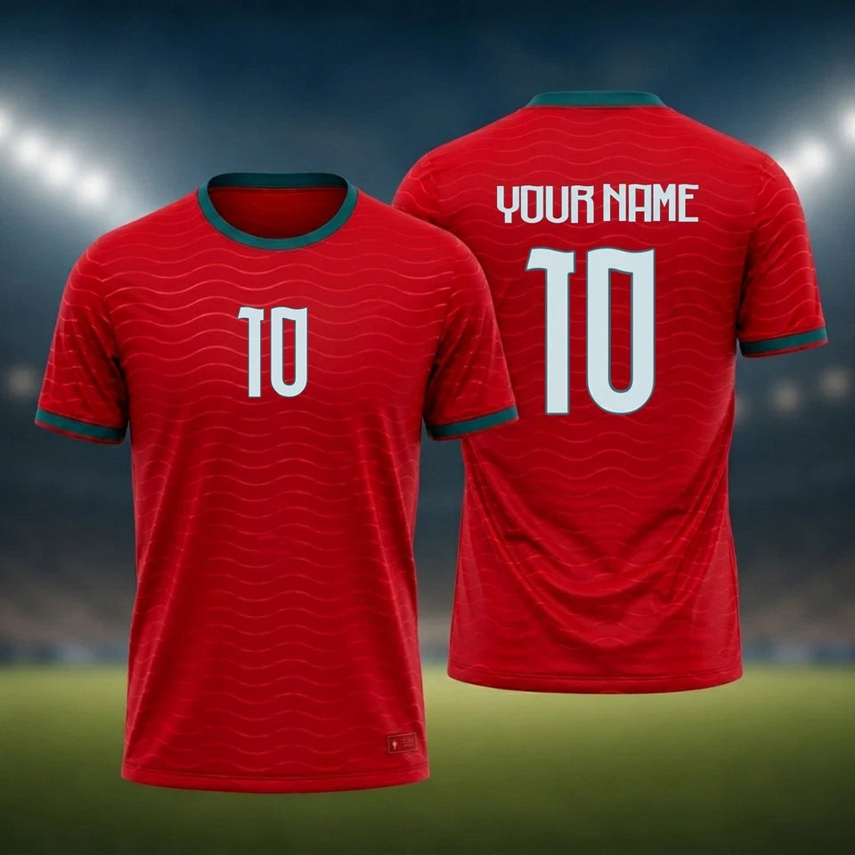 Custom Soccer Jersey Personalized Name Number Logo