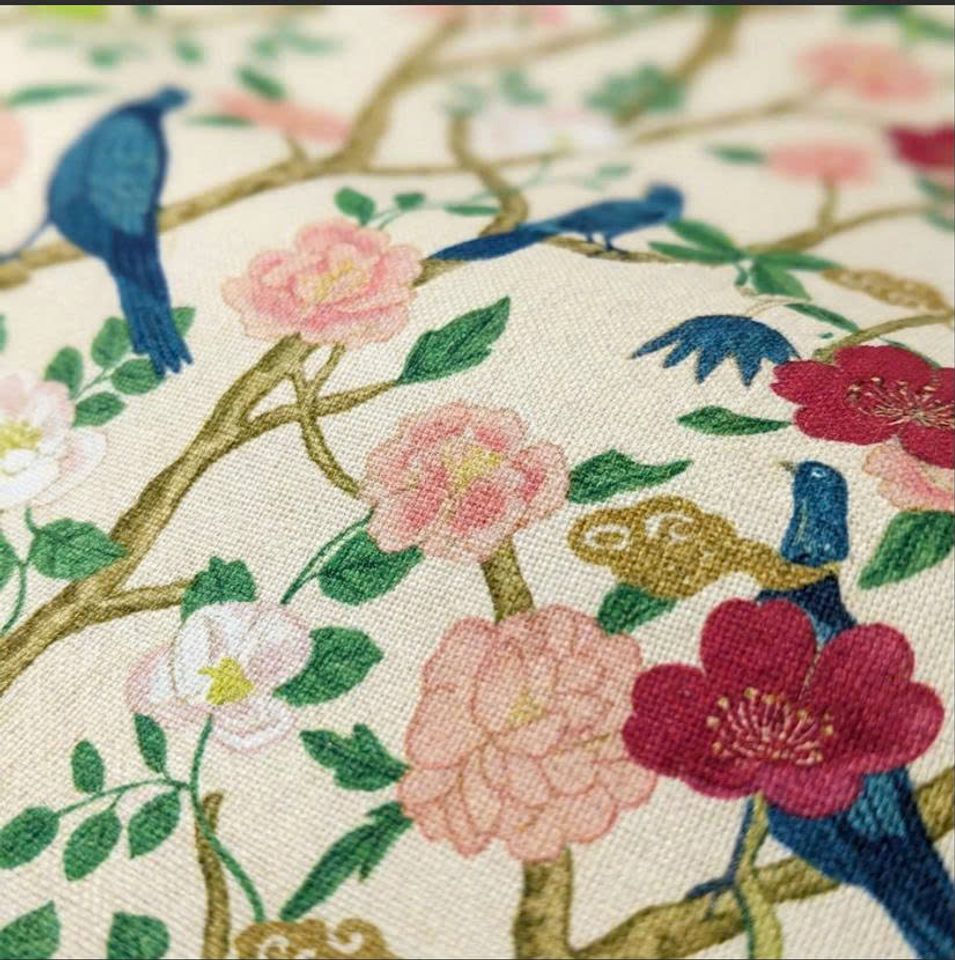 Mahjong Mat Chinosserie Bird Mahjong, Plum & Crane Plum & Crane